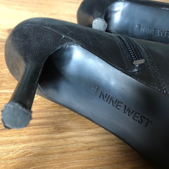 Nine West asymmetrical black heel - Picture 4 of 5